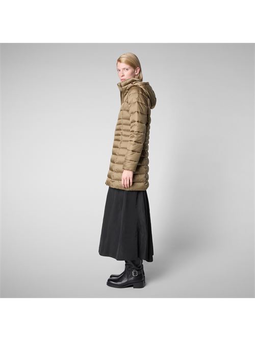 Beige quilted jacket Save The Duck | D47300W IRIS19.50073